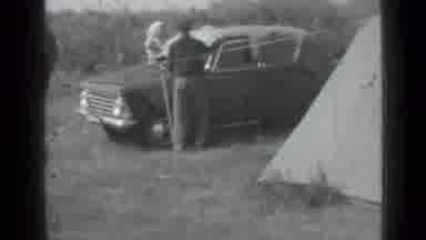 Saint Petersburg Russia (1967): Campground Gathering