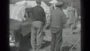 Saint Petersburg Russia (1967): Camp Set Up In A Rural Area To Accommodate Rural
