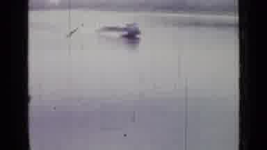 Saint Petersburg Russia (1967): A Ship Is Move Fast In Water Surface
