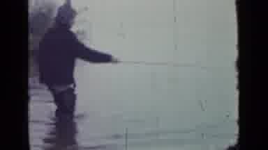 Saint Petersburg Russia (1967): Rowboat Rowing Toward Grassy Shore Person Fishing