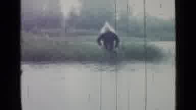 Saint Petersburg Russia (1967): People By A Small Lake Hanging Out And Chatting