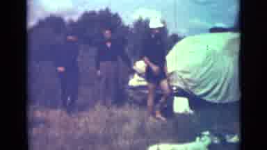 Saint Petersburg Russia (1967): Group Of People In Camp Discussing Attitudes Among