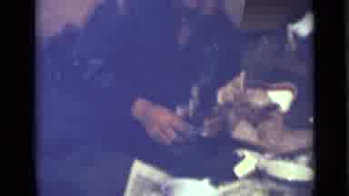 Saint Petersburg Russia (1967): Man Opens Bottle With Bottle Opener Then Hand The