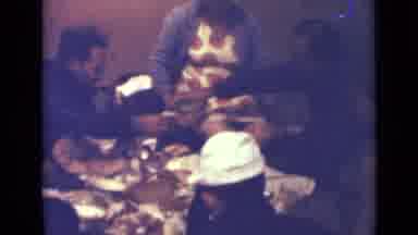 Saint Petersburg Russia-1967: Sitting Relaxing And Having The Party All Night