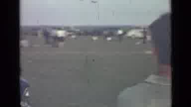 Saint Petersburg Russia (1967): People Gathered In Groups In A Field Watching An