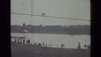 Saint Petersburg Russia (1967): First One And Then A Second Parachute Descends