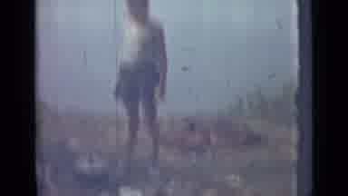 Saint Petersburg Russia (1967): Family Picnic Next To A Lake With Blanket Spread