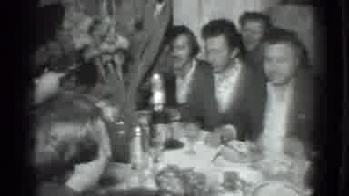 Moscow Russia (1975): A Gathering Of Men Around A Dinner Table