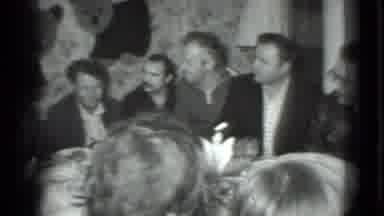 Moscow Russia (1975): Big Family Gathered Around The Dinner Table Talking And