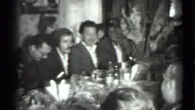 Moscow Russia (1975): Old Time Family Get Together Around A Dinner Table With
