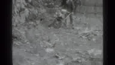 Moscow Russia (1975): A Person Cultivate His Land With The Help Of Tractor