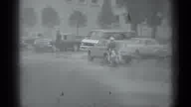 Moscow Russia (1983): Black And White People Walking Down The Street