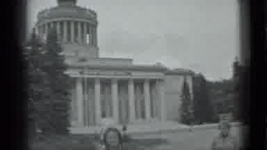 Moscow Russia (1983): Old People In Front Of The White House