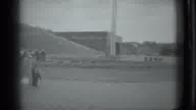 Moscow Russia (1983): People Walking Around Outdoor Landmark