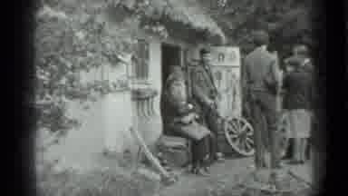 Moscow Russia (1983): Very Old Black And White Video Showing A Countryside