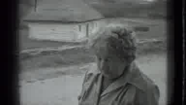 Moscow Russia (1983): A Black And White Video That Shows A Woman First And Then