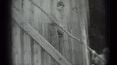 Moscow Russia (1983): White And Black Video Of An Old Woman A Boy And A Girl Going