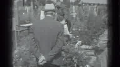 Moscow Russia (1983): People Inside A Funeral During A Burial Service Outdoors
