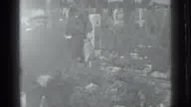 Moscow Russia (1983): Old 50s Film With A Man Looking At A Sculpture