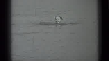 Moscow Russia (1983): Kids Swimming In A Lake And A Boy Making A Sand Castle On