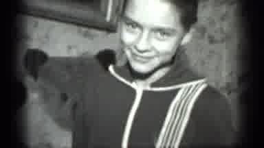 Moscow Russia (1983): Kid With Long Braided Hair Looks At Camera And Leaves The