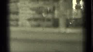 Bend Oregon (1937): Someone Is Peeking Through The Window And Suddenly Hides When