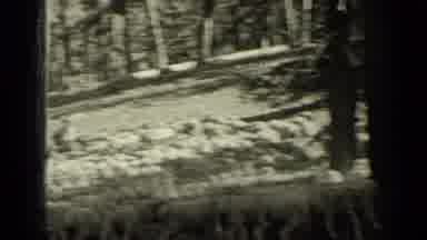 Bend Oregon (1937): One Man Taking Care Of Hundreds Of Sheep Out In The Big Dark