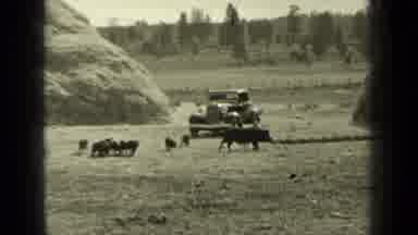 Bend Oregon (1937): Old School Video Of A Farm Animals And A Nice Car