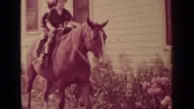 And that's how they horsed around the neighborhood!