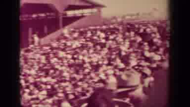 Klamath California (1937): People At An Event In A Colosseum Pavilion