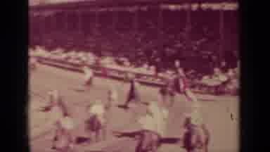 Klamath California (1937): Parade Of Horsemen On Party Day In City With Rural