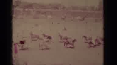 Klamath California (1937): Performers Parade In Outdoor Arena In Buffalo Bill