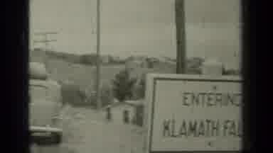 Klamath California (1937): Klamath Falls Is Just Ahead After A View Of Mountains