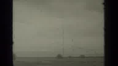 Klamath California (1937): Flock Of Birds Taking Flight From Large Field With
