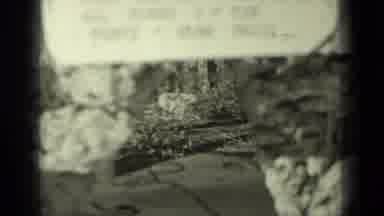 Klamath California (1937): Two People Holding Sticks And Is Wearing Bandana Over