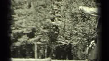 Klamath California (1937): Black & White Film Of Two Young Blonde Boys Climbing A