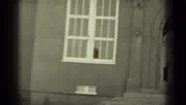 Klamath California (1937): Woman Walks Down Steps Followed By Cedar Creek Sign