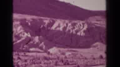 Medford Oregon (1937): Vintage Footage Of Deserted Landscape With Mountains In The