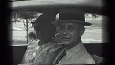 Long Lake Canada (1939): Man And Woman Drive To The Lake Front To Enjoy The View