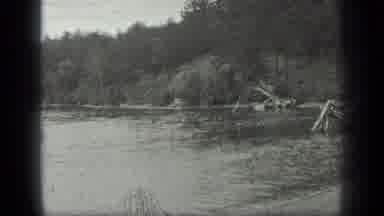 Long Lake Canada (1939): River View In The Midst Of Very Preserved Nature With