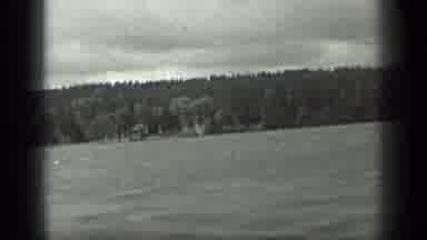 Long Lake Canada (1939): Video Taken On A Boat Of The Lake Surrounded By Trees