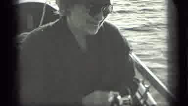 Long Lake Canada (1939): A Women And Men Fishing In The Ocean Together Trying To