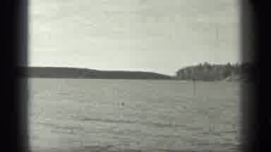 Long Lake Canada (1939): Elder Sailor Enjoys A Ride On The Open Sea