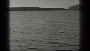 Long Lake Canada (1939): View Of Untouched Nature Area Bathed By River In Sunny