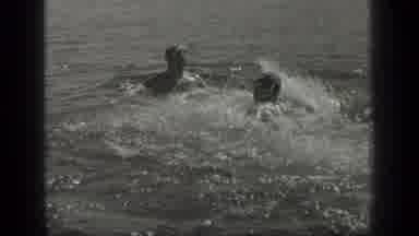 Long Lake Canada (1939): Boys Play In Water