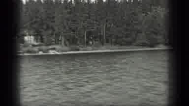 Long Lake Canada (1939): Fast Moving Landscape Of A Lake And The Trees On The