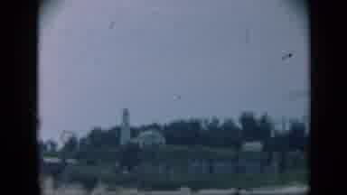 Long Island New York (1948): Light House Overlooking The Sea