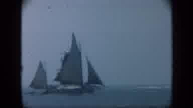 Long Island New York (1948): Boat On The Ocean Oldie