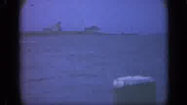 Long Island New York (1948): View Of The Berth Of Small Boats With Many Fishing