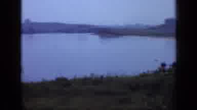Long Island New York (1948): Small Sailboats Sitting On A Still Lake On A Cloudy